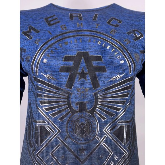 AMERICAN FIGHTER Men's T-Shirt L/S HUNTSVILLE - Picture 8 of 8
